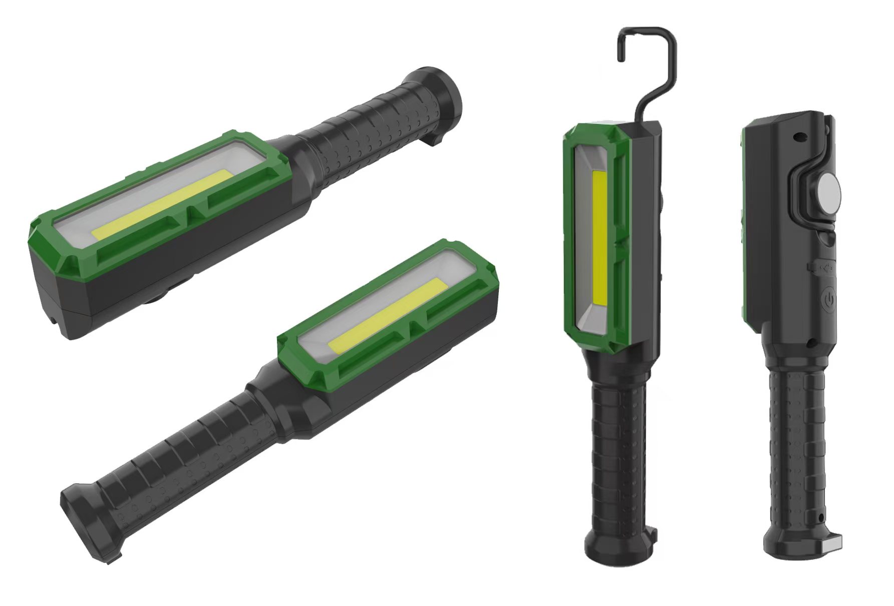 Handheld Rechargeable COB Work Light With Hook and magnet for Outdoor Repair and Daily Use (4)